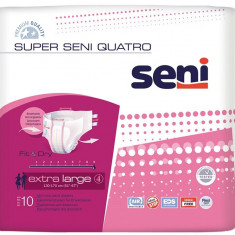 Scutece pentru adulti Super Quatro Extra Large, 10 bucati, Seni