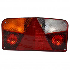 Lampa auto Horpol pentru remorca partea stanga 12/24V , 265x140x65mm cu triunghi reflectorizant, 1 buc.