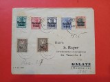 ROMANIA-1918-plic circulat Ocupatia Germana-MVIR-stampilat-