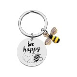 Breloc &bdquo;Be Happy&rdquo;, simpatic si pozitiv pentru prieteni si familie, multicolor