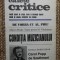 CAIETE CRITICE REVISTA DE CRITICA TEORIE SI INFORMATIE LITERARA NR. 10-12 1992