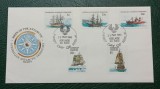 Antarctica Australiana 1979 - vapoare, serie pe FDC circulata