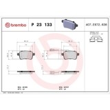 Placute frana Alfa Romeo Giulietta (940) 04.10-12.20, Giulietta Box / Liftback (940) 04.11-12.20, Spate, BREMBO