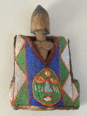 Veche statueta Ibeji Yoruba Nigeria foto