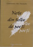 AMS - CONSTANTIN ALEX STAMATIE - NOTE DIN TOLBE DE POETI