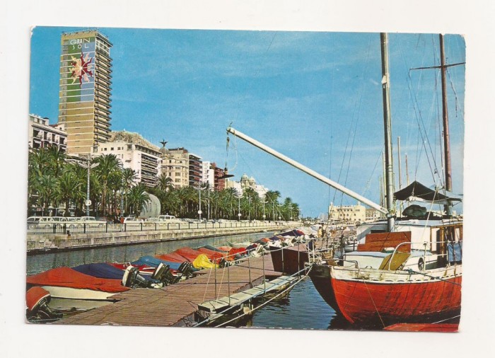 FA7 -Carte Postala - SPANIA - Alicante, Paseo Maritimo, circulata 1971