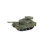 Jucarie tanc militar cu bile si telecomanda, 25 cm, Gonga&reg; Verde