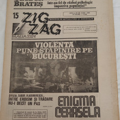 ZIG ZAG Magazin (19-26 iunie 1990) Anul 1, nr. 15