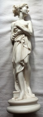 Statue / Sculptură alabastru - Nud - Antonio Canova - semnată foto