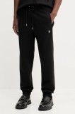 HUGO pantaloni de trening culoarea maro, uni, 50533695