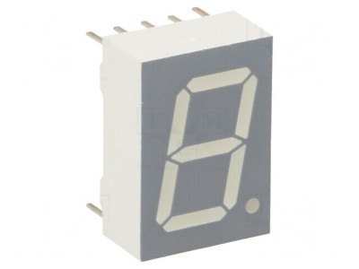 Afișaj LED 7 Segmente 13mm Verde Catod foto
