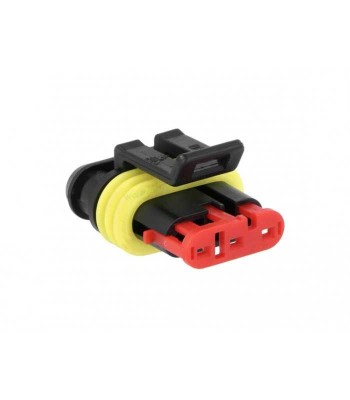 Conector cablu Superseal 1.5 mama mufa 3 pini IP67 TE Connectivity 282087-1 foto