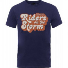 Tricou Unisex The Doors: Riders On The Storm Logo foto