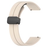 Techsuit - Watchband 18mm (W011) - Huawei Watch GT 4 (41mm)/W1/Honor Watch S1/Garmin Venu 2S/Vivoactive 4S - Beige
