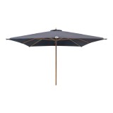 Parasol de grădină Orlando cu cadru din lemn 300 cm negru