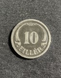 Moneda 10 filler 1941 Ungaria, Europa