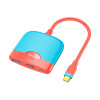 3in1 adaptor USB-C la HDMI 4K + USB 3.0 + USB-C PD consola Nintendo Switch