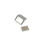 Modul unghiular 45x45 pentru 2 porturi Snap-In alb LANmark