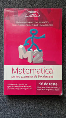 MATEMATICA EXAMENUL DE BACALAUREAT Andronache Serbanescu Clubul Matematicienilor foto