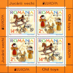 ROMANIA 2015 EUROPA CEPT - Jucarii vechi Bloc Tip II LP.2063a MNH**
