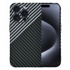 Husa pentru Apple iPhone 15 Pro, Techsuit, Carbonite FiberShell, Neagra Gri