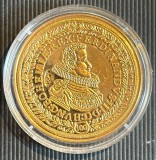 FERDINAND al III-lea 1629/ 100 ducati / REPLICA !/ Cupru-nichel , placat cu Aur/ IN CAPSULA ACRILICA CU CERTIFICAT