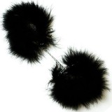 Catuse pufoase SecretPlay Negre, Secret Play