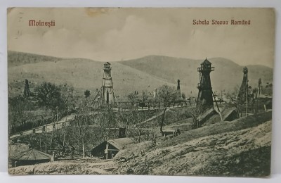 MOINESTI , SCHELA &amp;#039; STEAUA ROMANA &amp;#039; , CARTE POSTALA , 1929 foto