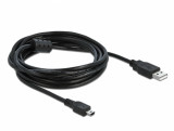 Cablu USB 2.0 la mini USB 3m, Delock 82311