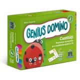 Genius domino: Cantități - Potrivirea numerelor și a cantităților p&acirc;nă la 10 - Board book - Flavio Fogarolo - Didactica Publishing House