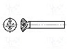 Surub M2,5, otel, 6mm, cap ingropat, BOSSARD, 1158406