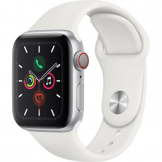 Smartwatch Apple Watch Series 5 GPS Cellular 40mm Silver Aluminium Case White Sport Band S/M &amp;amp; M/L foto