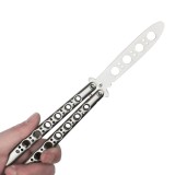 Cumpara ieftin Briceag fluture pentru antrenament argintiu NMS-3764