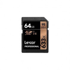 Card de memorie Lexar SDXC 64GB Class 10 UHS-I foto