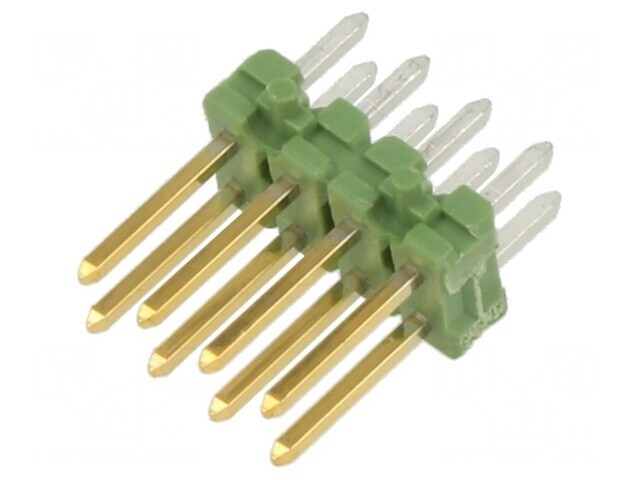 Conector Header 2x4 Pini THT 2,54mm
