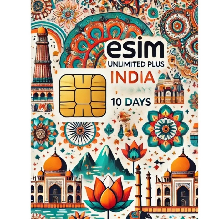 eSIM India, Unlimited Plus, 10 Days