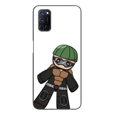 Husa compatibila cu Oppo A72 Silicon Gel Tpu Model One Punch Man Mumen Rider foto