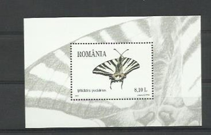 Romania MNH 2011 - LP 1897 - Fluturi - colita X4