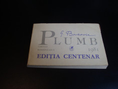 G. Bacovia - Plumb - ed Centenar - 1981 foto