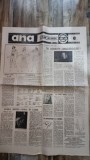 Revista Ana Nr. 8, editia 1990, limba romana, stare buna, contine reclame