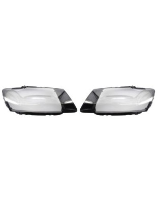 Set 2 sticle faruri pentru Audi Q5 8R Non Facelift (2008 - 2012) foto