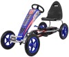 GO Kart cu pedale, pentru copii 6-12 ani, Kinderauto F8-1, roti Gonflabile de 10 inch, albastru