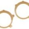 Set 2 distantiere pentru difuzoare auto, 165mm, MDF, Saab -