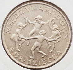 1794 Polonia 20 Zlotych 1979 International Year of the Child km 99 foto