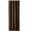 Draperie Elfie Opac cu rejansa Jemidi, 140 x 245 cm, Maro, Poliester, 55333.18