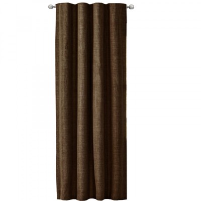 Draperie Elfie Opac cu rejansa Jemidi, 140 x 245 cm, Maro, Poliester, 55333.18 foto