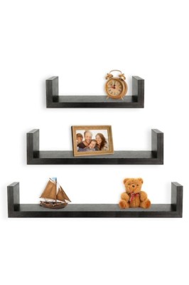 Set 3 rafturi, Wenge foto