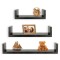 Set 3 rafturi, Wenge