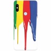 Husa silicon pentru Xiaomi Mi Max 3, Dripping Colorful Paint