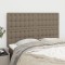 vidaXL Tăblii de pat, 4 buc, gri taupe, 72x5x78/88 cm, textil 3116768